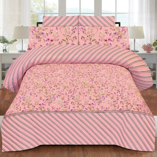 Cotton Printed King Bedsheet Set