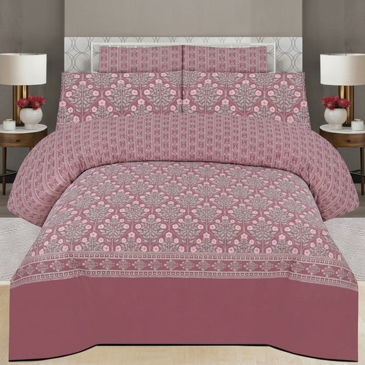 Cotton Printed King Bedsheet Set