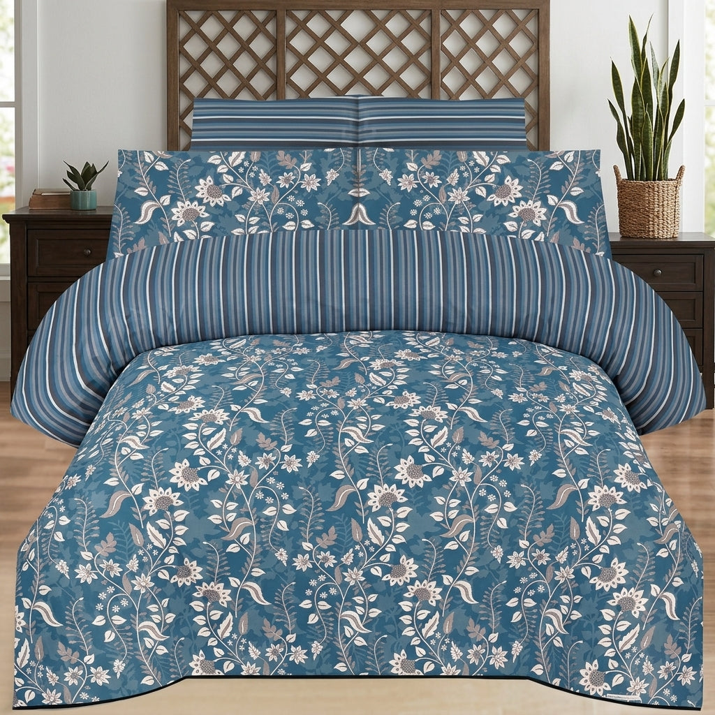 Single Cotton Bedsheet Set