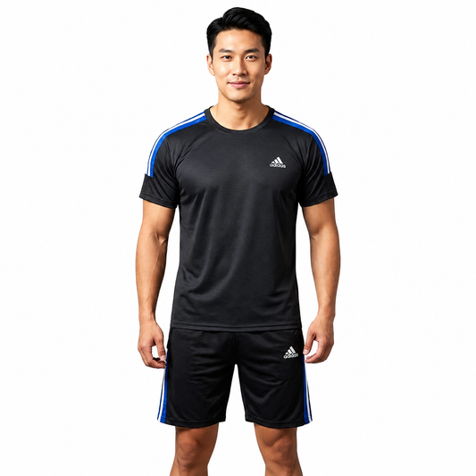 Men's Sports T-Shirt & Shorts Set – Athletic Style