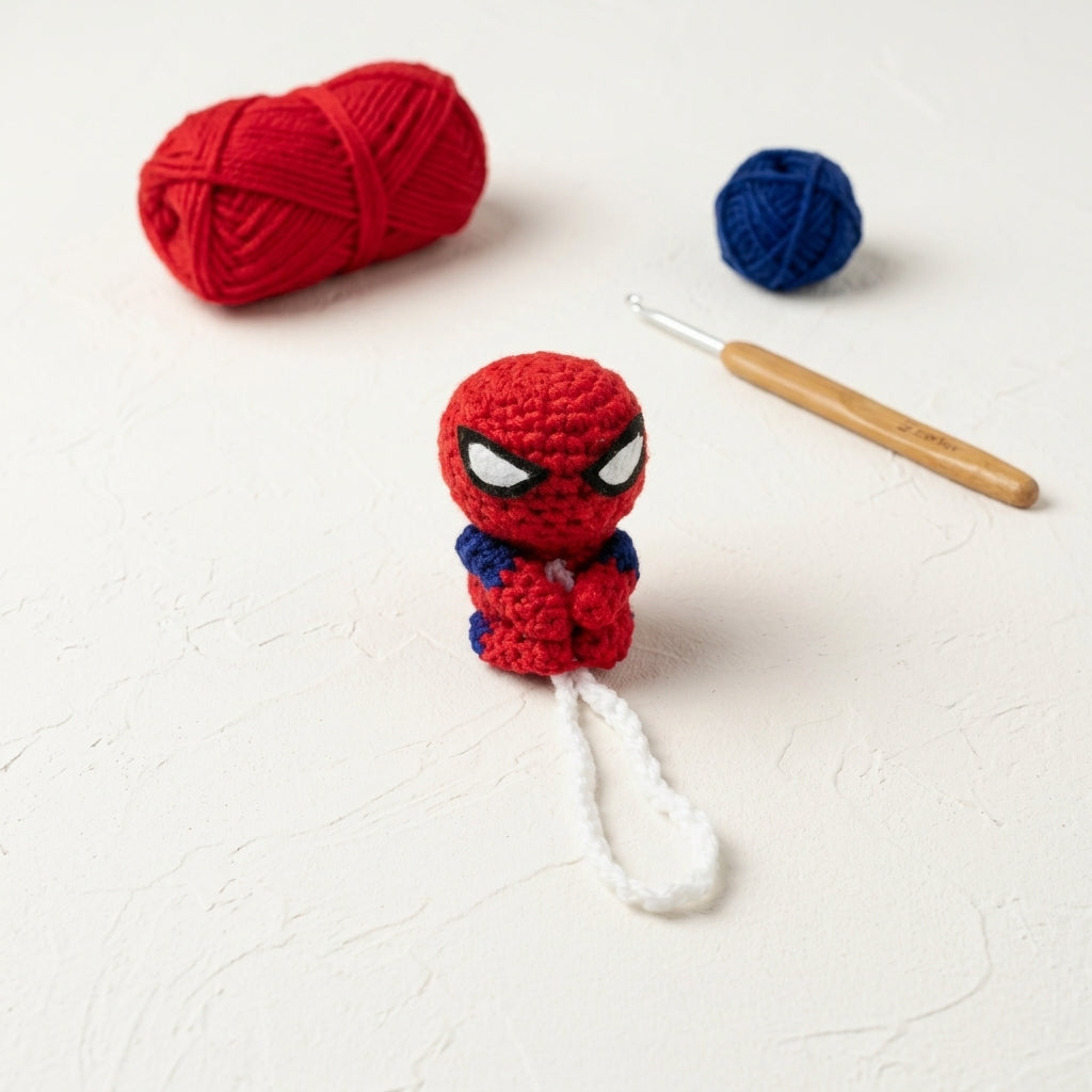 Crochet Superhero Hanging Charm