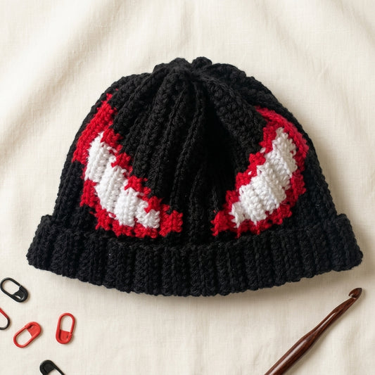 Crochet Spiderman Beanie Cap